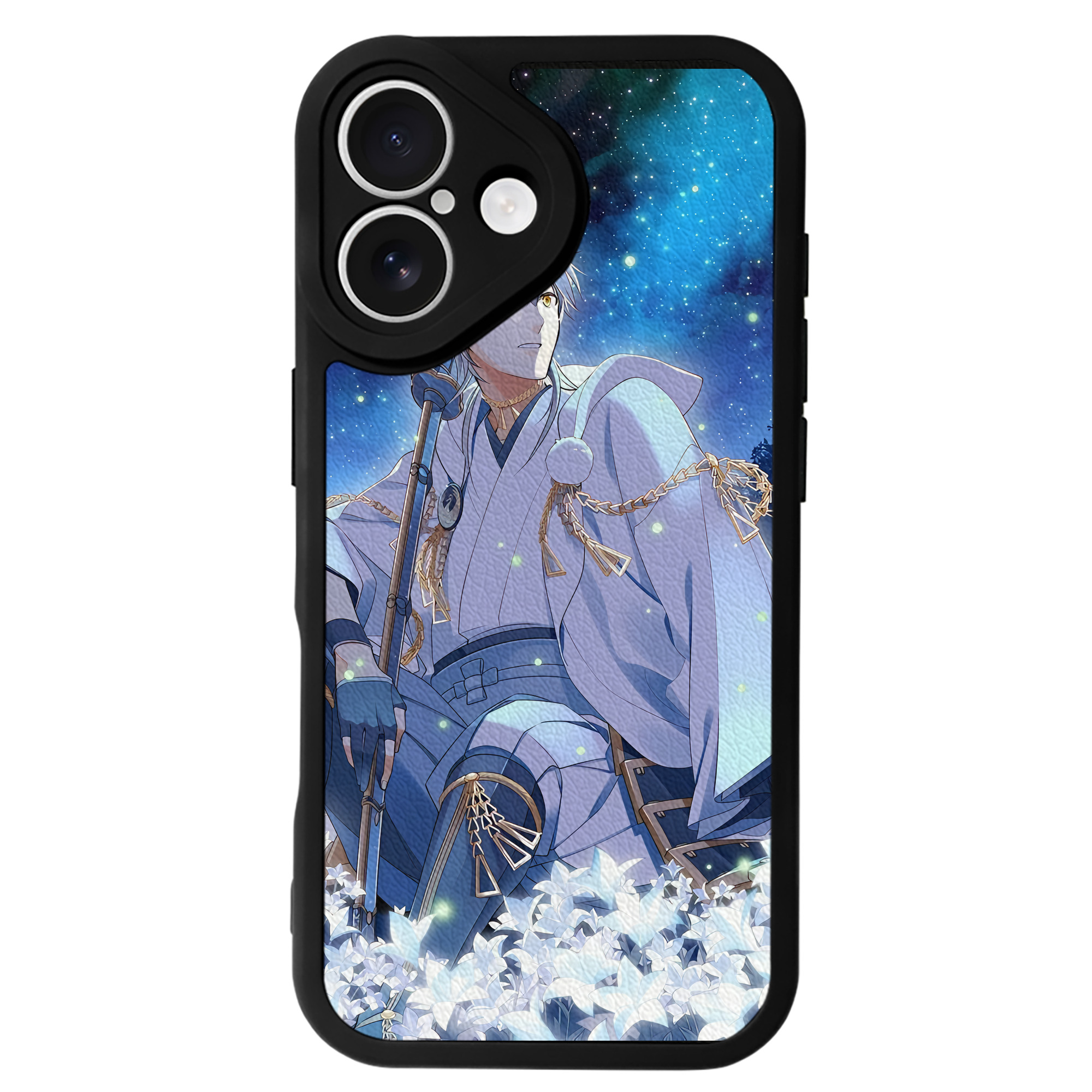 （画像用） 刀剣乱舞 Touken Ranbu 【iPhone 16シリーズ対応】シリコンスマホケース（レザー調） 材質：シリコン